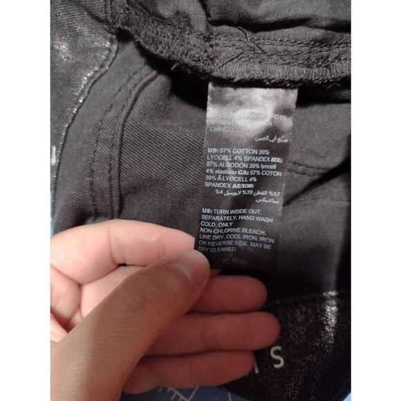 WHBM White House Black Market Size O Mid Rise Skinny Jean Shimmer - Picture 5 of 6